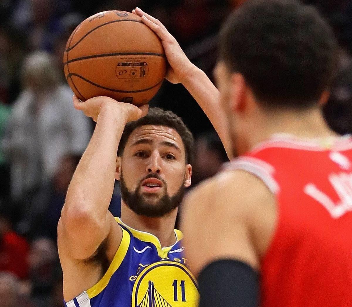 Warriors' Klay Thompson Sets 3-Pointer Record in Blowout Win - The