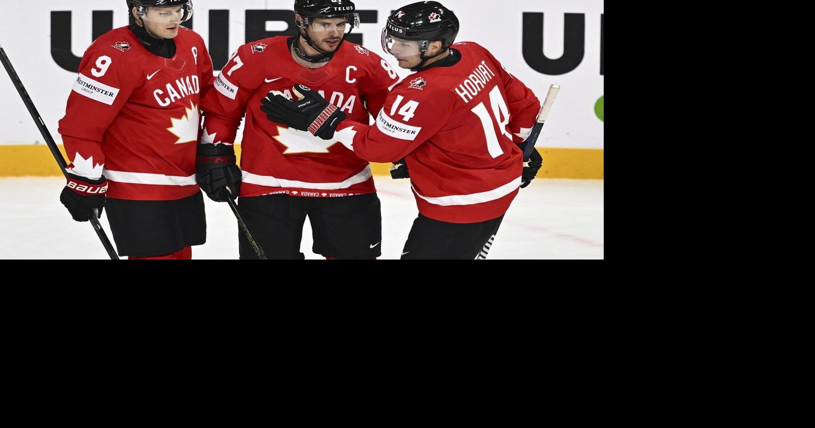 Crosby flashes superstar skill, Horvat scores twice as Canada beats France