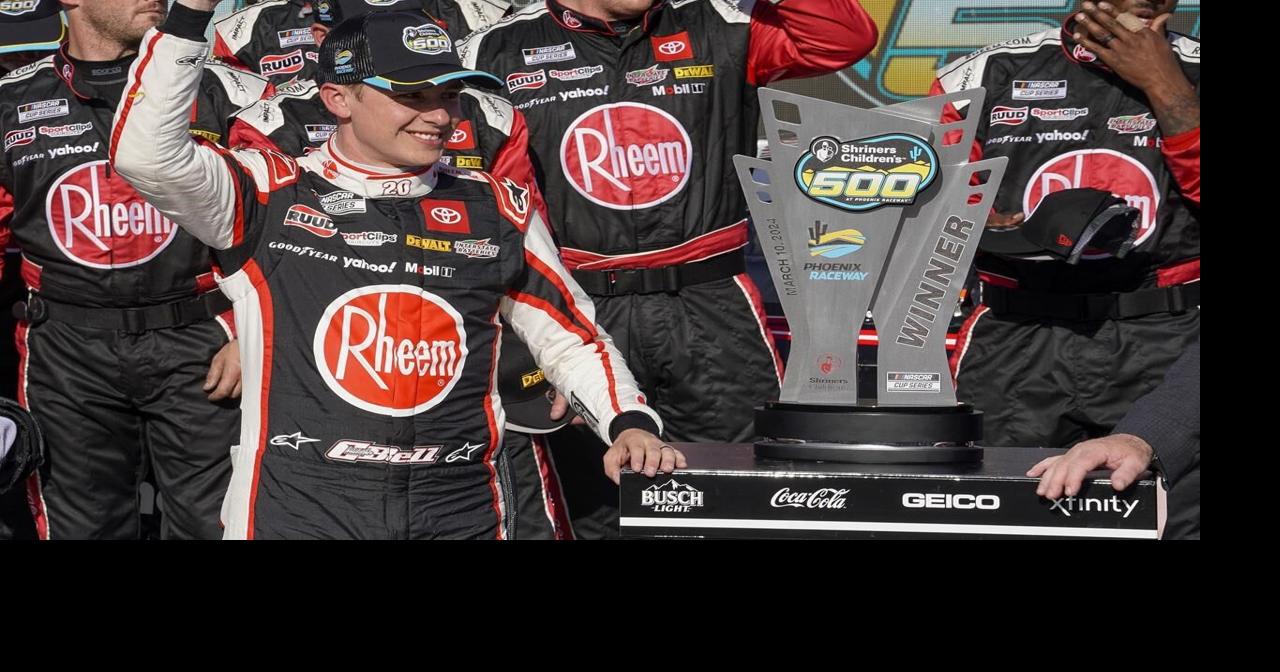 Christopher Bell wins the rain-shortened Coca-Cola 600 for his 8th NASCAR Cup victory