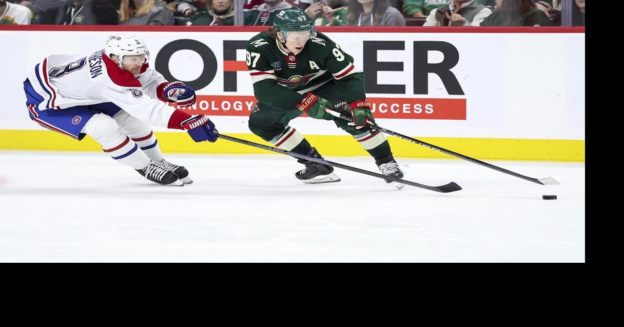 Kaprizov leads Wild to 3-0 win over Canadiens with assist and empty-net goal