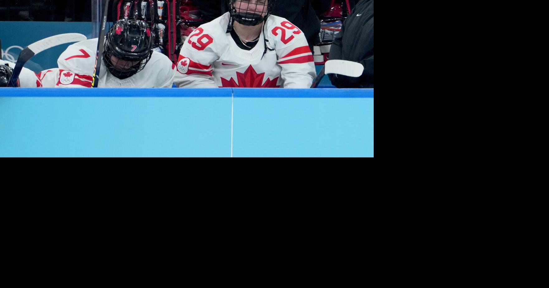 ‘It’s tough’: Two minutes from Olympic glory, Canada watches the Americans steal women’s hockey gold