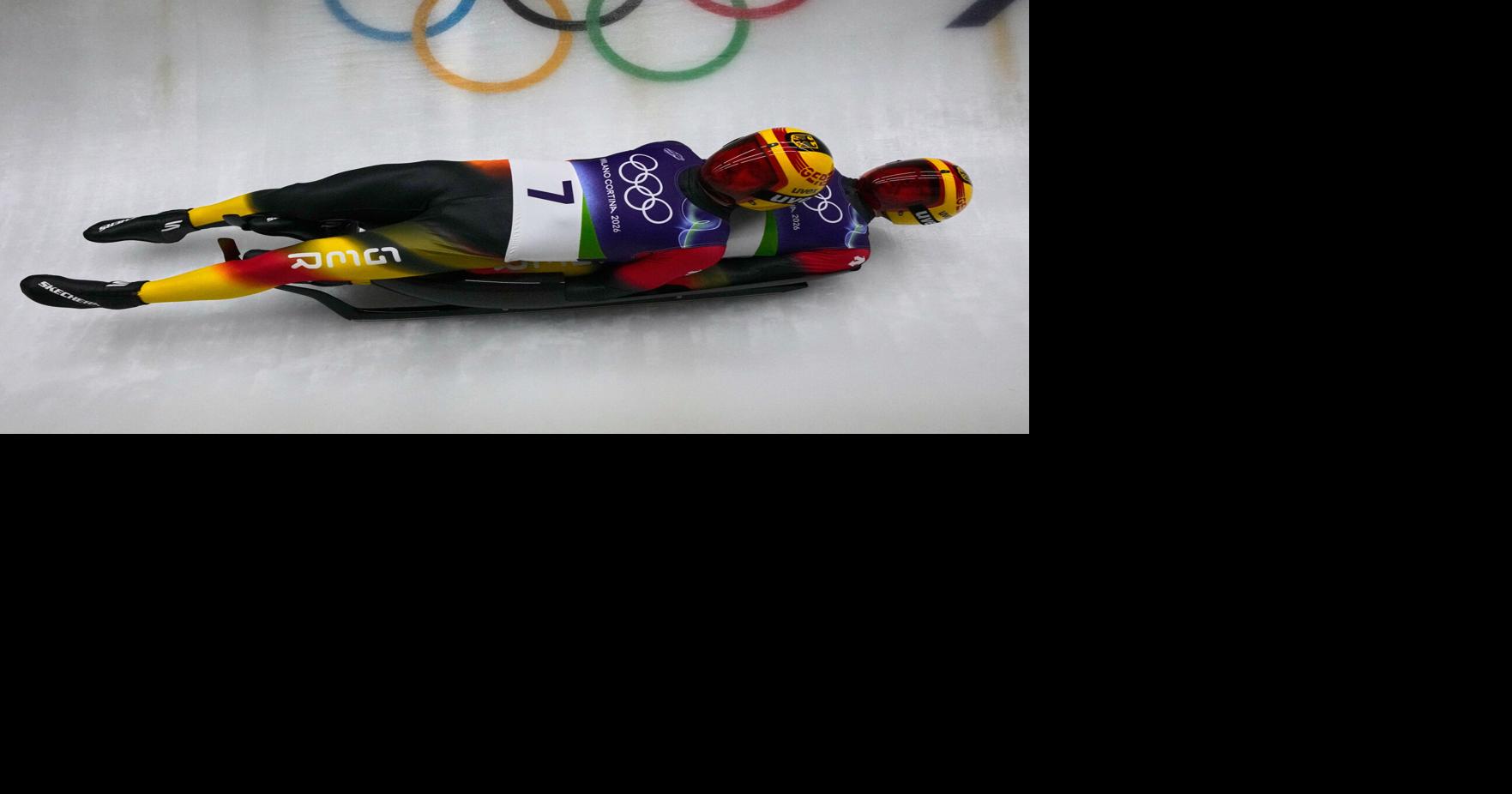 Italian team rallies for men&rsquo;s doubles gold in luge at Milan Cortina Games, US falls short