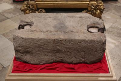 Man charged after kilt-wearing attacker smashes case holding Scotland's Stone of Destiny