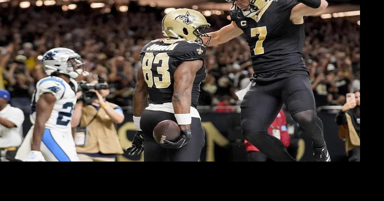 Derek Carr and the Saints rout the Panthers 47-10 in Klint Kubiak's play-calling debut