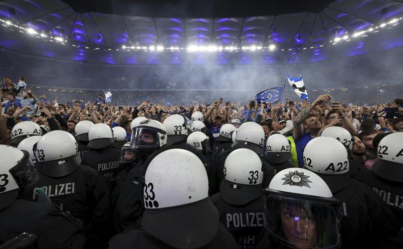Many Hamburger SV fans seriously injured in Bundesliga promotion celebrations
