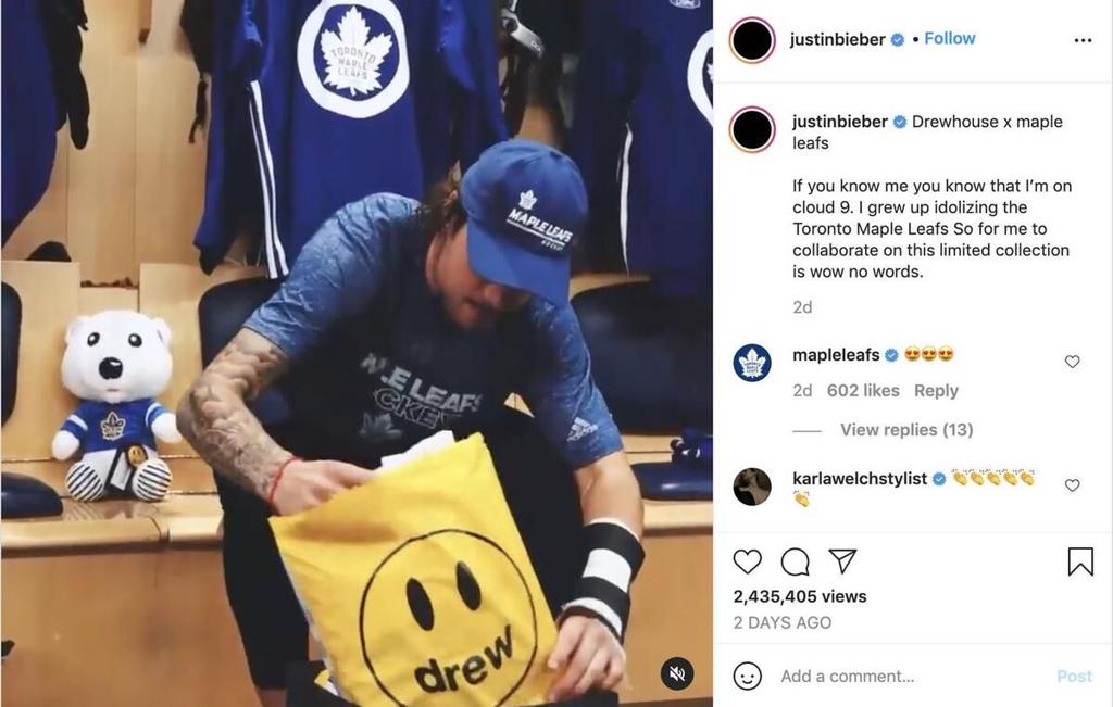 First Look at Drew House x Maple Leafs Merch