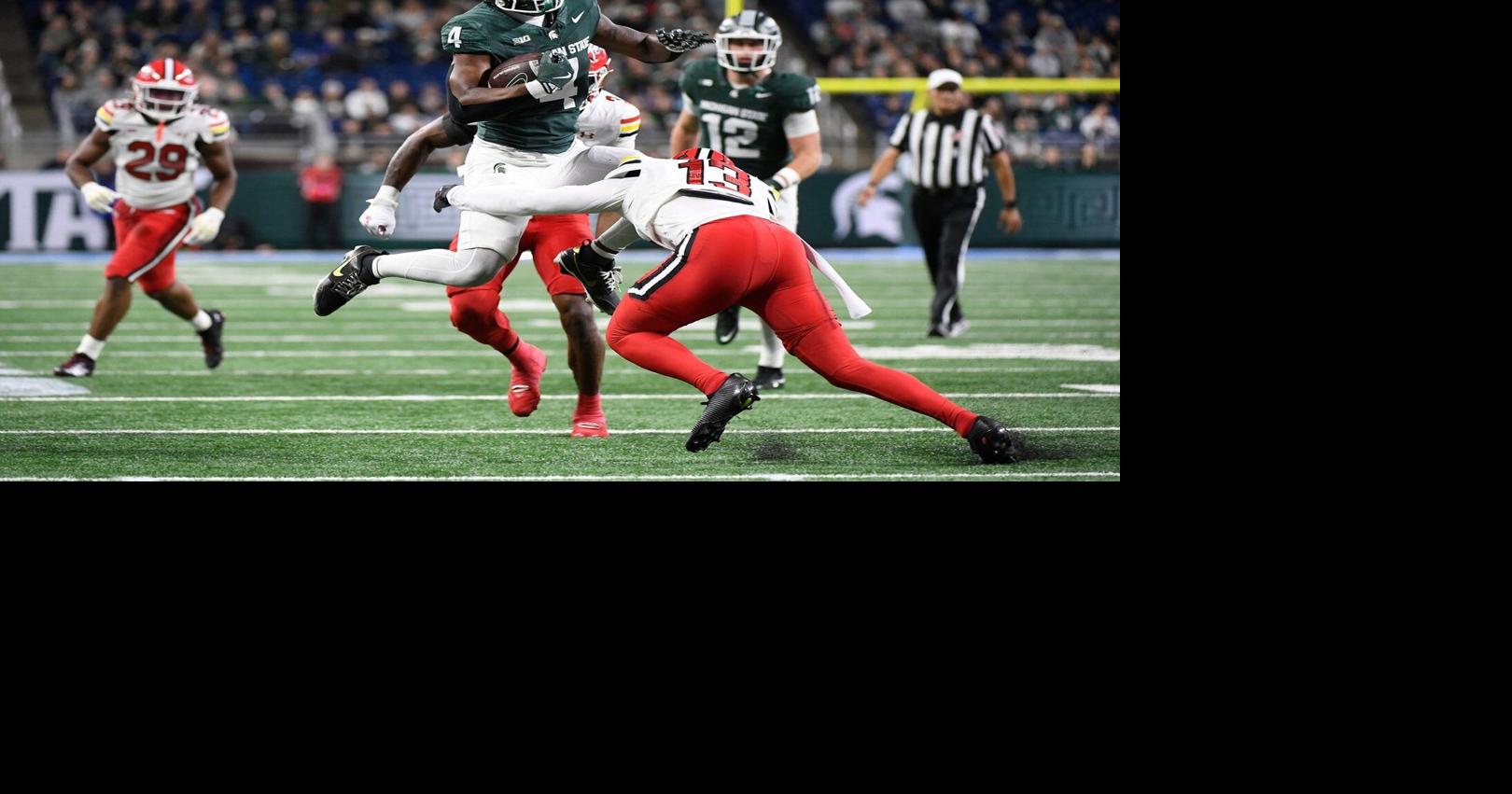 Milovojevic tosses 4 touchdowns in Michigan State's 38-28 win over Maryland