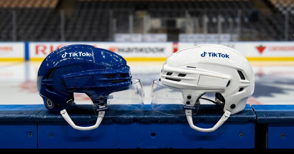 MLSE TikTok Leafs helmets 
