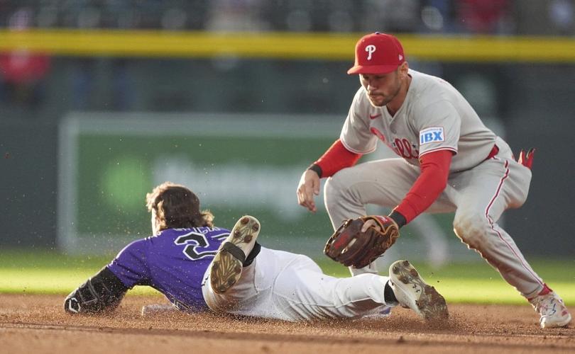 Schwarber hits 300th HR, Phillies rally to beat Rockies 9-3