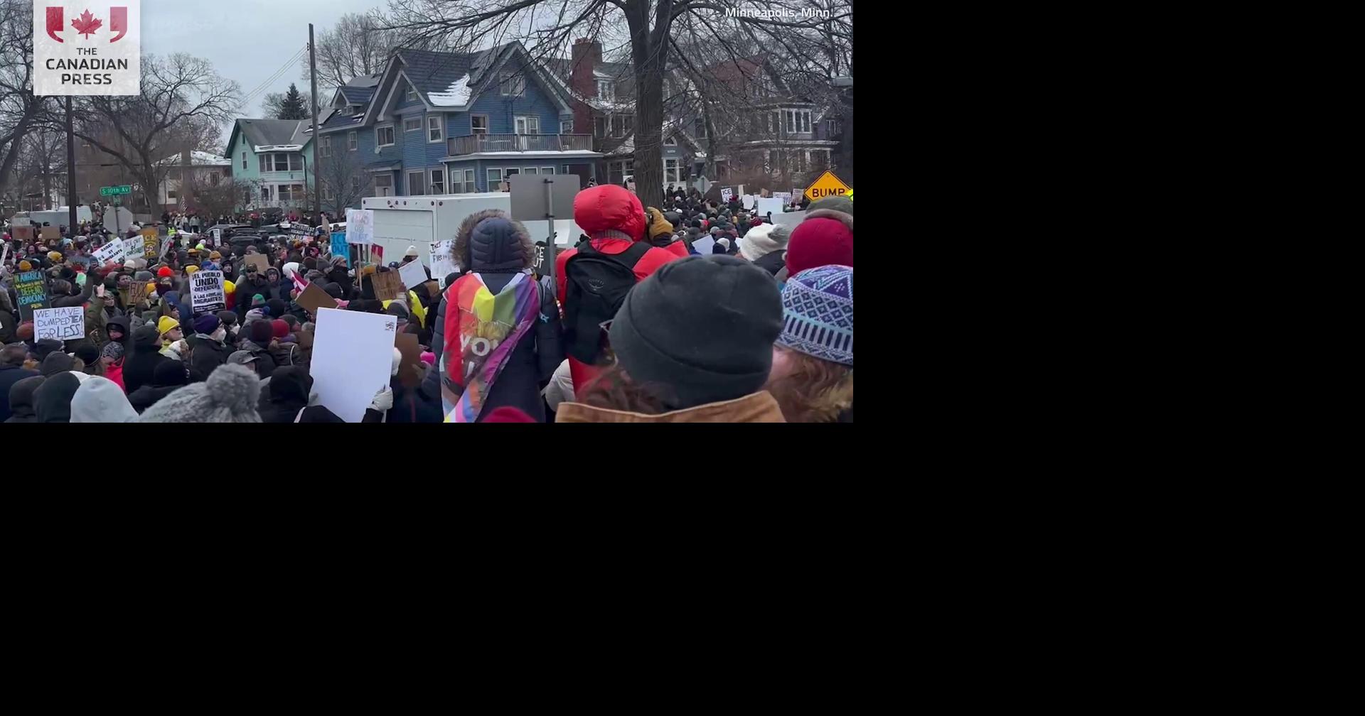 'You cannot break us': Protesters rally in Minneapolis after ICE fatal ...
