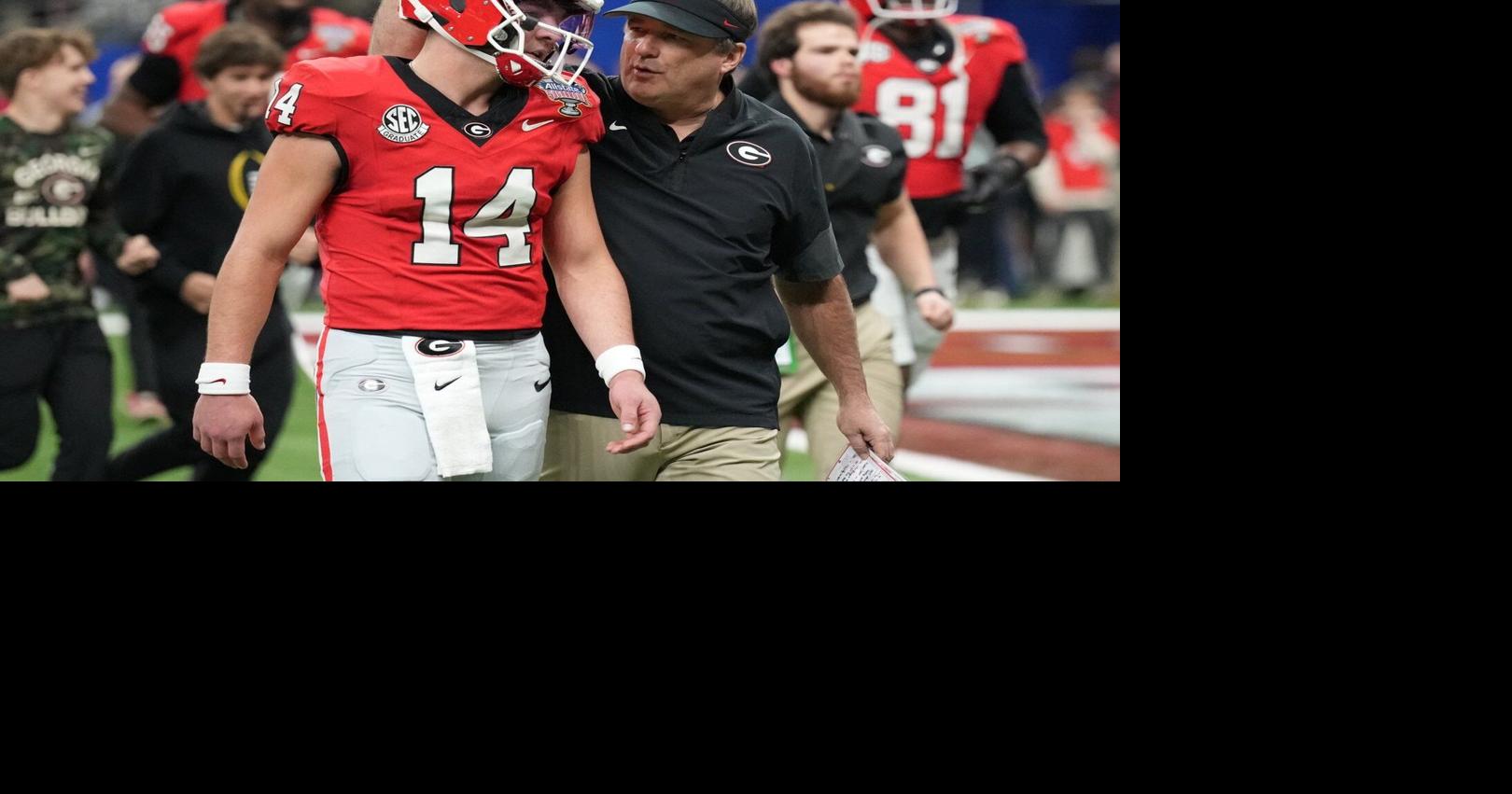 Georgia’s Smart gambles on fourth down with mixed results in a CFP loss to Ole Miss