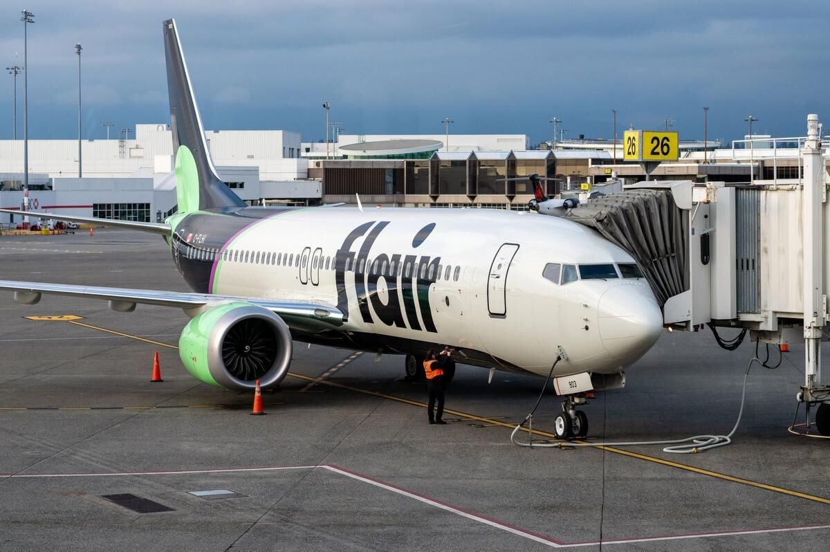 Flair Airlines planes seized in Toronto Waterloo and Edmonton