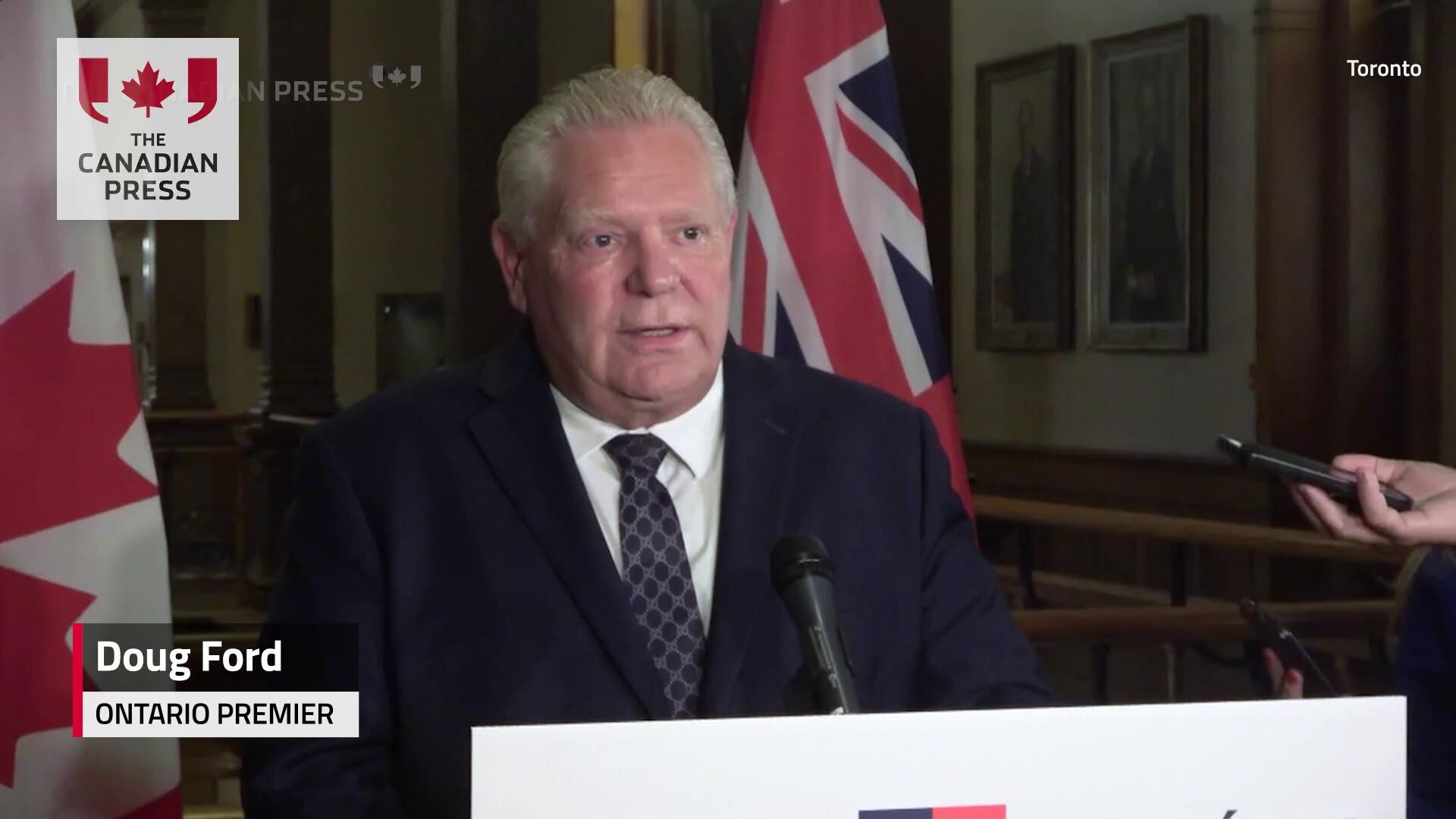 Doug Ford has no regrets about Reagan ad that angered Trump