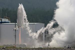 Japan's space agency conducts first test flight for experimental reusable rocket