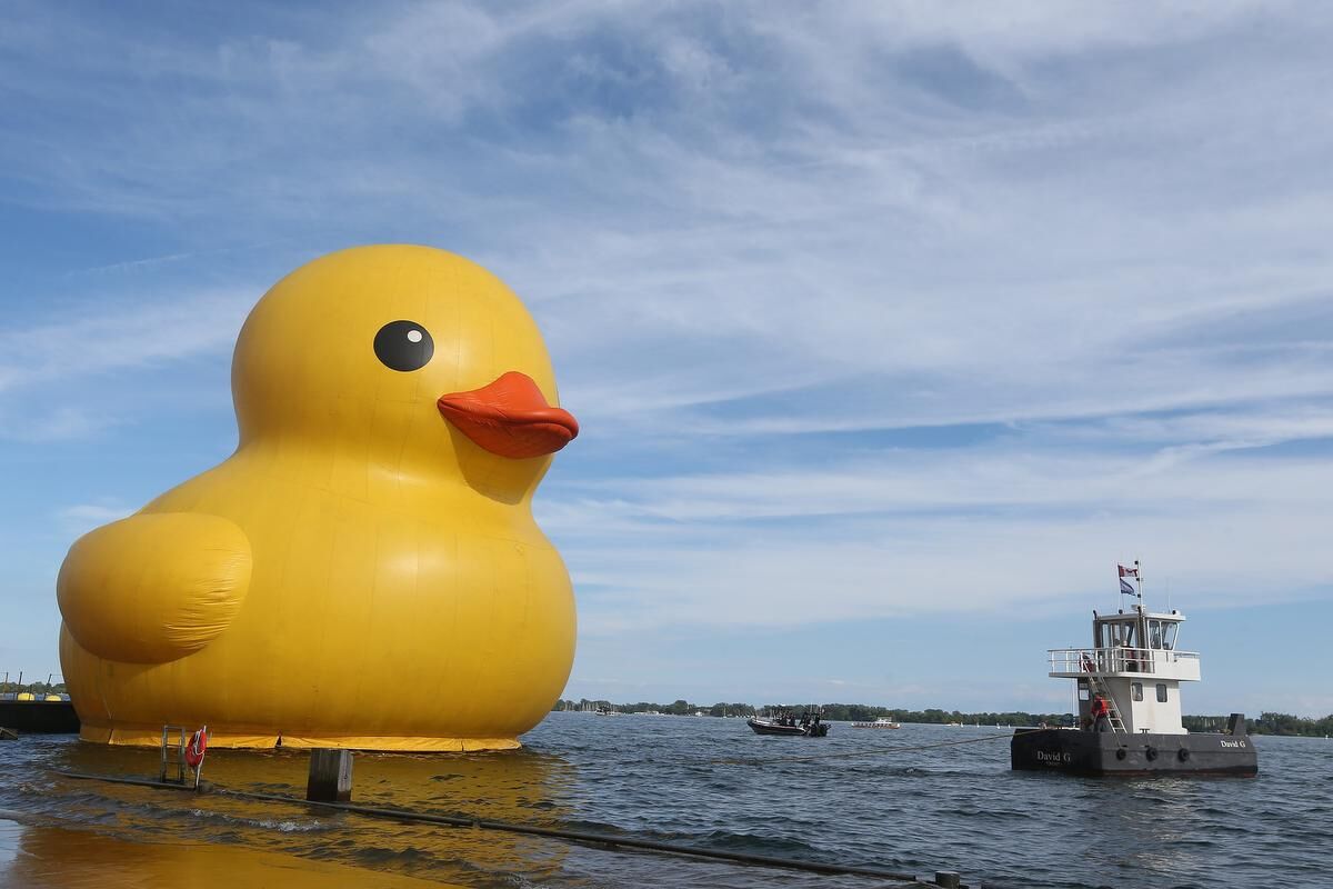 Giant store bath duck