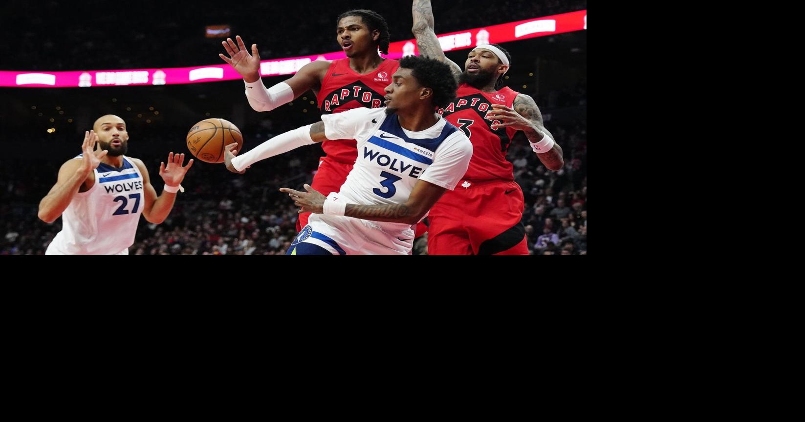 Raptors stumble in 128-126 loss to Timberwolves before NBA trade deadline