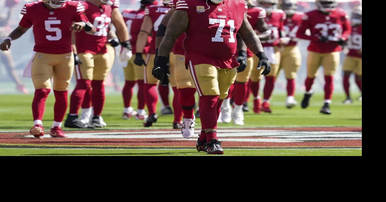 Offensive tackle Trent Williams joins list of 49ers out for Sunday's game against Packers