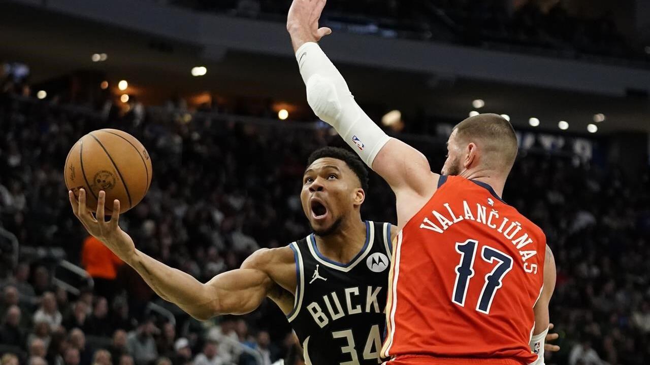 Antetokounmpo leads balanced attack as Bucks trounce Pelicans 141-117