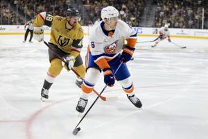 Lee scores goal in 800th game and Sorokin has shutout as Islanders beat Golden Knights 4-0