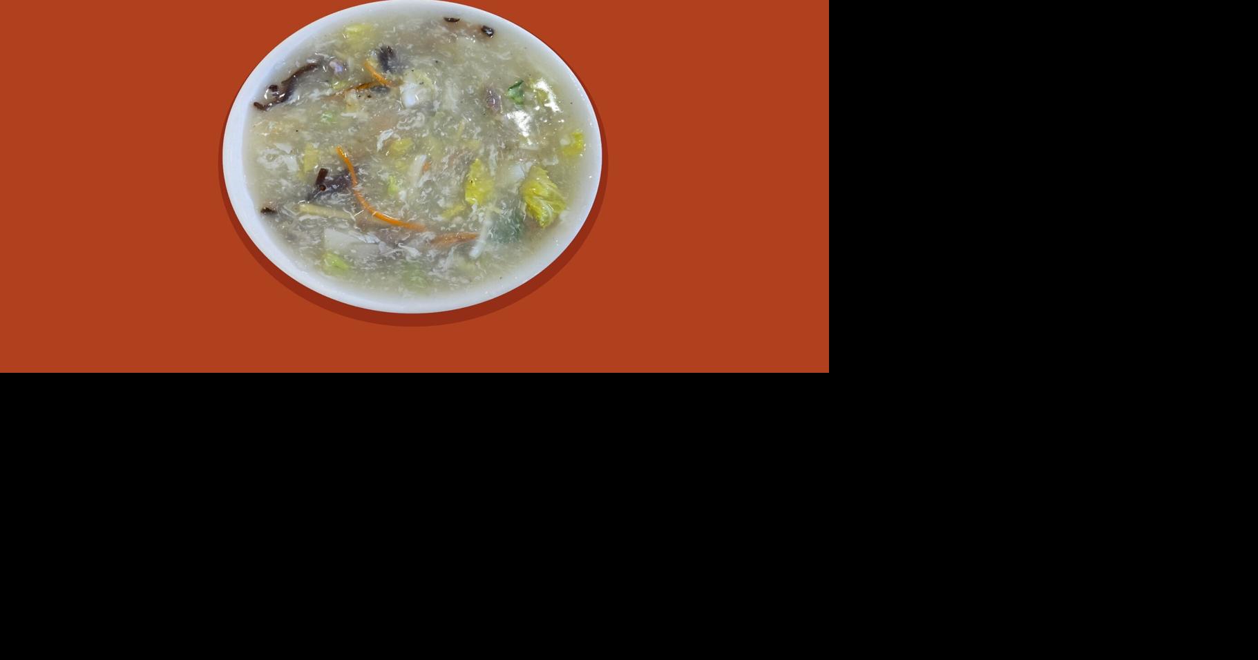 This  fully loaded egg drop soup — and the best thing I ate in Toronto this week