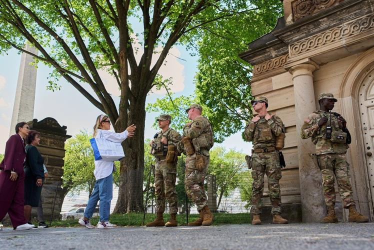 With no end in sight to their deployment, National Guard troops roam ...