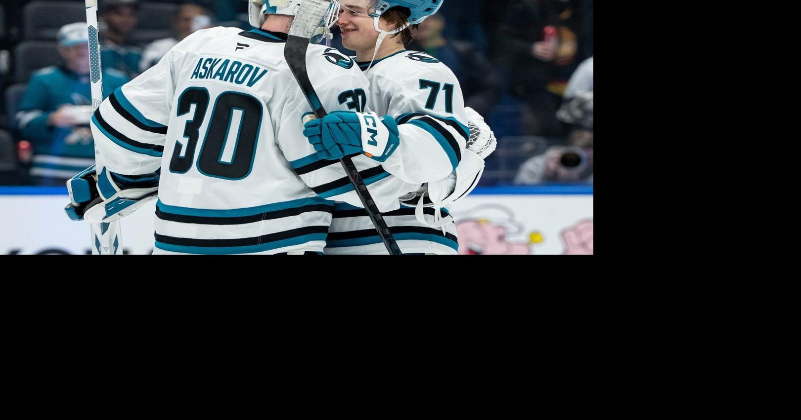 Sharks sensation Celebrini marks milestone with win over Canucks in Vancouver