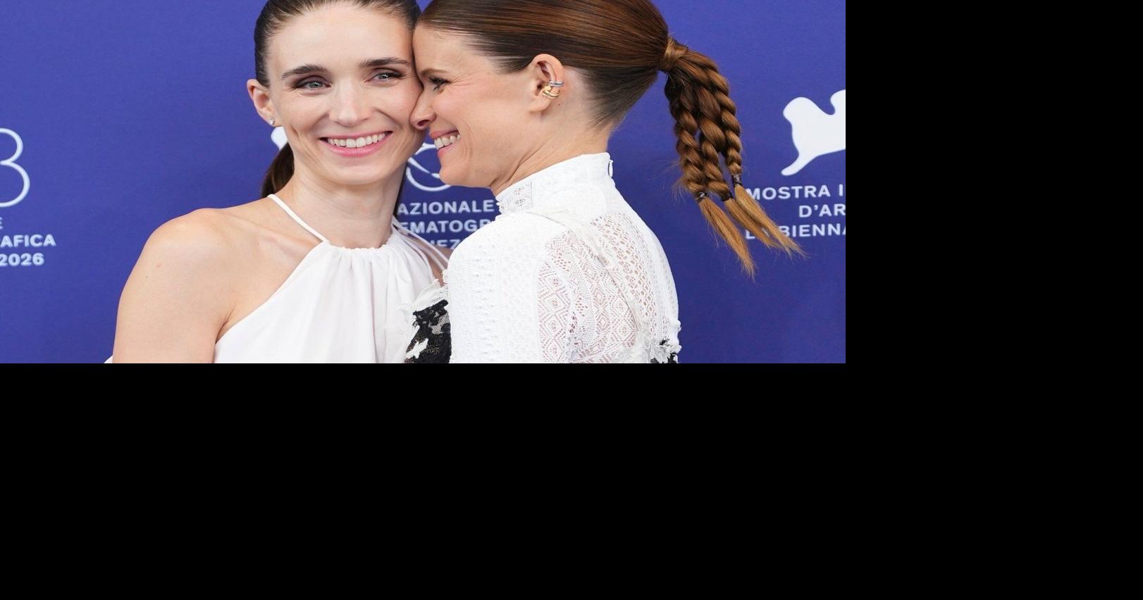 Rooney and Kate Mara had to speak in unison in ‘Bucking Fastard’