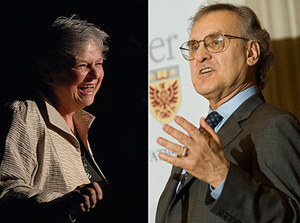 Michele Landsberg Stephen Lewis speak in Toronto