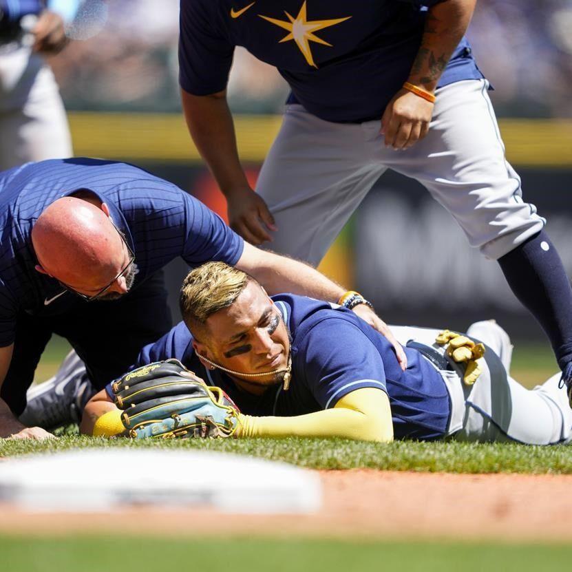 Mariners climb out of an early 5-run hole to beat the Rays 7-6 on HBP