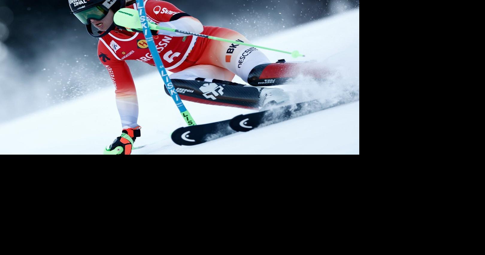 Swiss skier Rast ends Shiffrin’s six-race winning streak in World Cup slaloms with Olympics looming