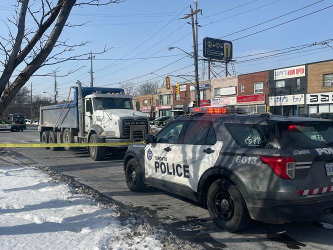Woman, 81, dead after being hit by dump truck in North York