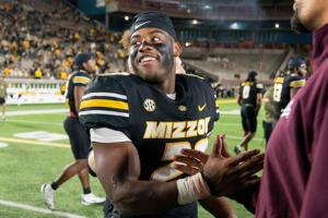 Missouri's Ahmad Hardy thanks supporters as he continues his recovery from gunshot wound