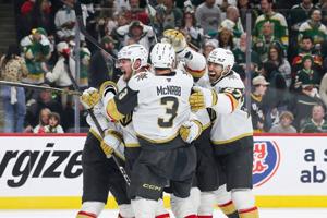 Barbashev scores in OT, Golden Knights beat Wild 4-3 to tie series