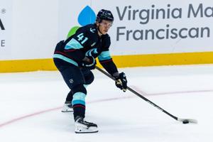 Kraken defenseman Ryker Evans out approximately 6 to 8 weeks with upper-body injury