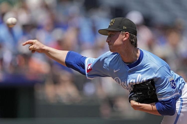 Brady Singer strikes out nine, Royals defeat A's 8-4