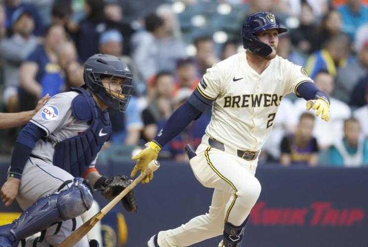 Brewers get all the offense they need in first inning of a 4-3 victory over Astros