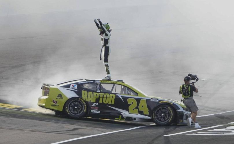 William Byron has enough fuel to win NASCAR Cup race at Iowa Speedway