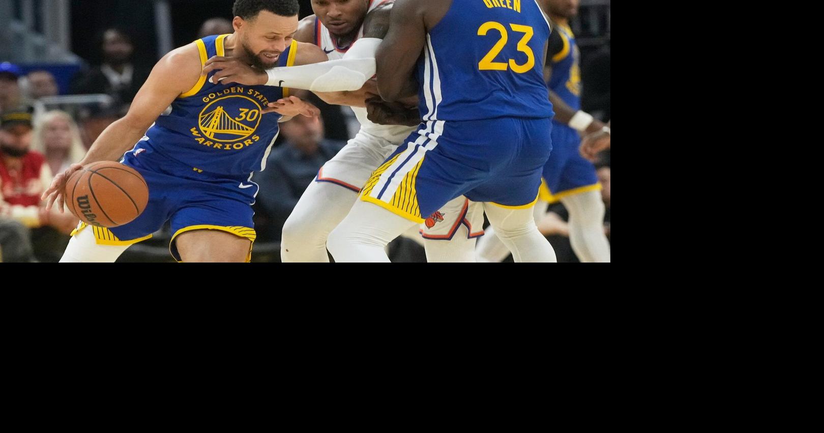 Butler, Curry, Moody give Warriors three scorers with 20 or more points in 126-113 win over Knicks