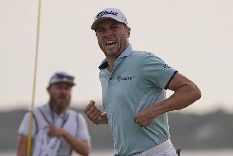 Justin Thomas ends 3year drought with playoff victory in RBC Heritage