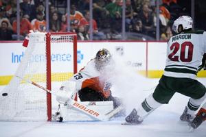 Brink scores first two NHL goals in Flyers' 6-2 romp over the Wild