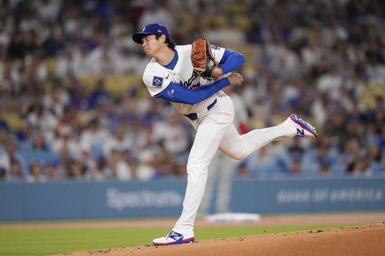 After Ohtani pitches 5 hitless innings, Marchon's 3-run homer rallies Phillies past Dodgers 9-6