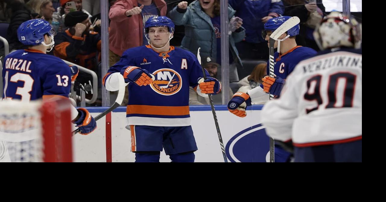Horvat scores twice, Islanders beat Blue Jackets 3-1
