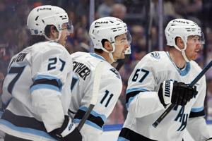 Sean Durzi scores in OT to give Mammoth 3-2 win over Rangers
