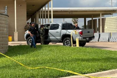 A man has been killed after opening fire at a US Border Patrol facility in Texas, authorities say