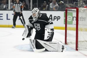 Kings hoping goaltender Cam Talbot can return to early form as Stanley Cup playoffs begin