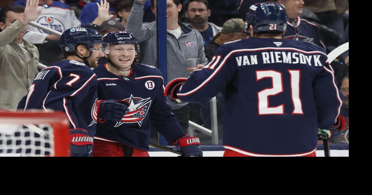 McDavid leaves game with injury, Blue Jackets beat Oilers 6-1