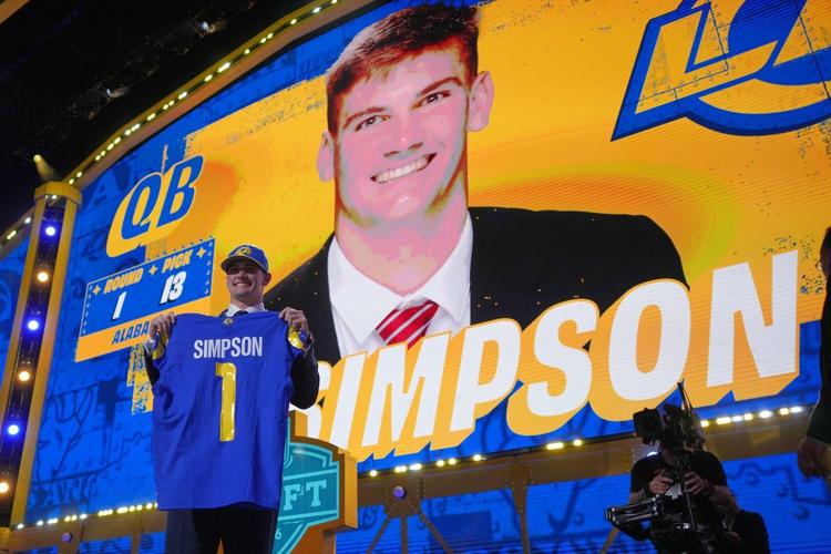 Tim Simpson Nfl Rams choose QB Ty Simpson at No. 13, securing their successor for ...