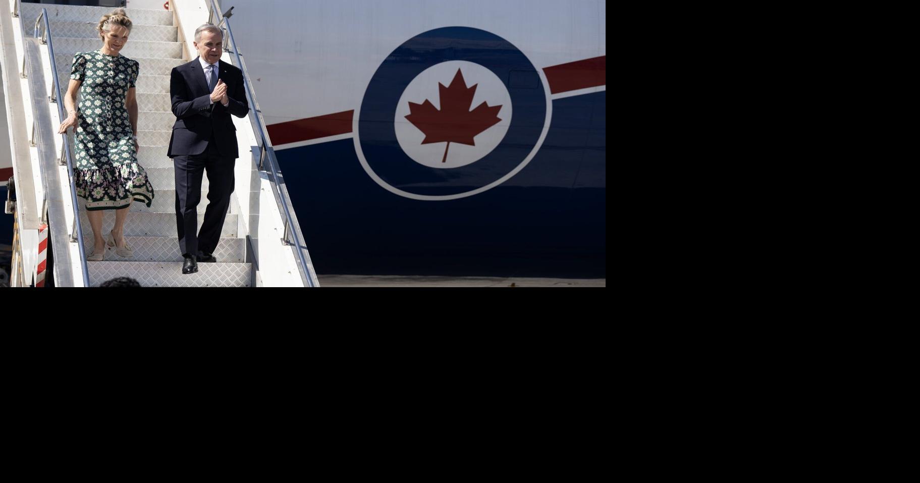 Carney lands in Australia ahead of planned speech to Australian parliament