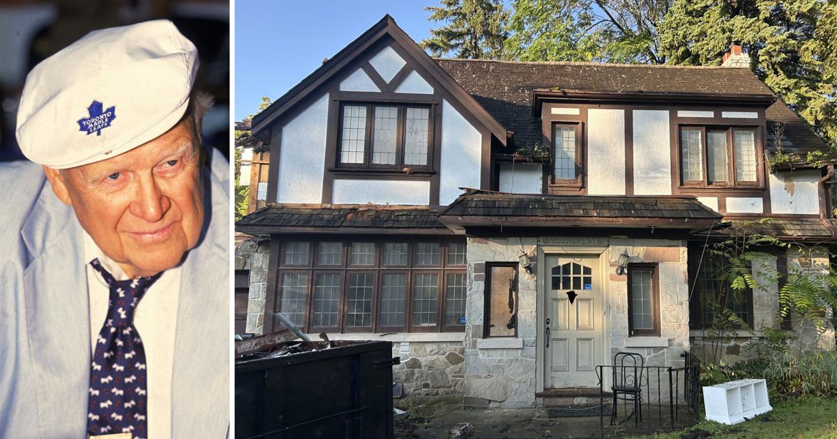 The end of the Harold Ballard curse? Home of controversial ex-Maple Leafs owner is demolished in Etobicoke - Toronto Star