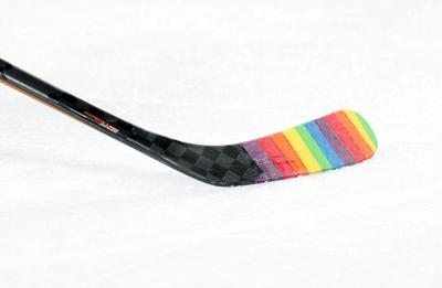 Anaheim Ducks - Our Pride Night warm up jerseys were